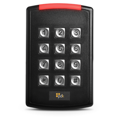 Red Keypad Reader High Security + Prox