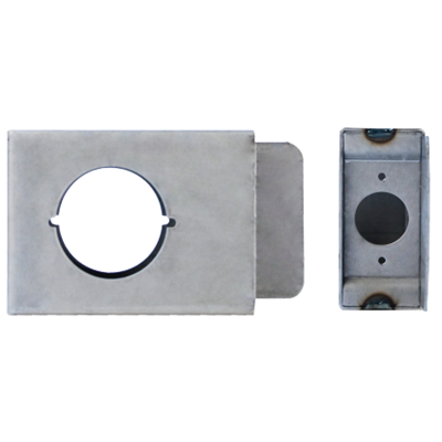 Stainless Steel 16gauge Lock box Single